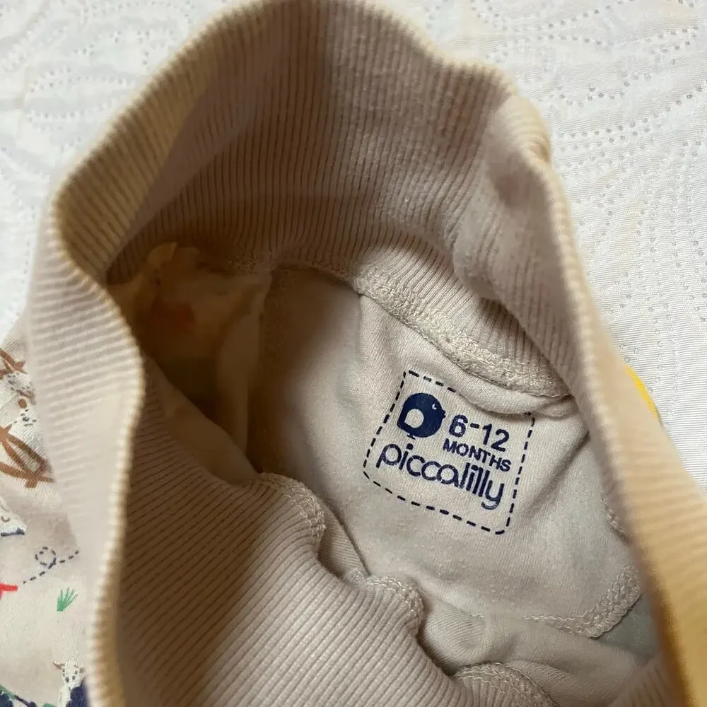 Piccalilly Farm Print Harem Pants Size 6-12m